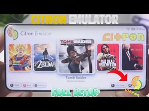 Citron Emulator 2025🔥| Nintendo switch Emulator for Android | Citron Emulator Full setup - gameplay