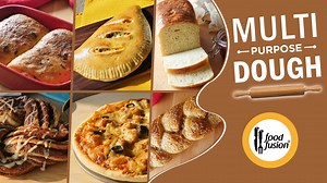 If you like baking then we just opened doors to many different possibilities for you. So make bread, pizza, calzone, Nutella bread and much more with just one go to dough recipe. We are excited to see what you do with this dough. #HappyCookingToYou #FoodFusion Written Recipe: http://bit.ly/2RUGNBX | Food Fusion
