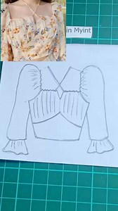 30K views · 2.2K reactions | #crop top ready to wear design patternဆွဲနည်း | Fashion Design Teacher | Facebook