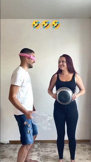 Husband vs Wife Challenge Ends in Total Disaster 😂 #funny #humor