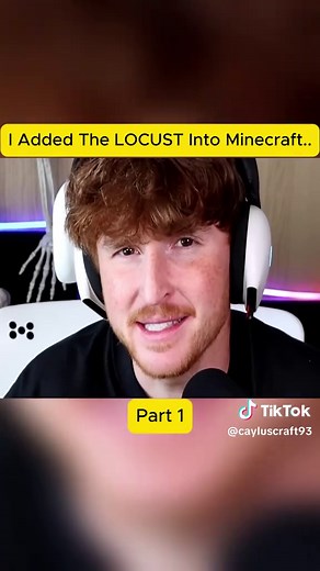 I Added The LOCUST Into Minecraft.. Part 1 #caylus #cayluscraft #minecraft #horror #infinite