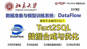 【大白话07】全网最清晰的Text2SQL数据合成与优化