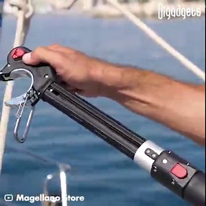 Three creative boat hooks. Keywords for you to find out: MoorHook buoy catcher; Hook & Moor boat hook; Revolve rollable boat hook. | GIGadgets