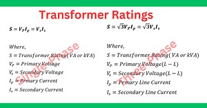 Transformer Ratings- Definition, Formula and Calculation