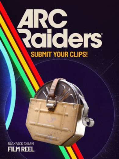 🎥 Lights, cameras, raiding! Want to see your clips featured in our community highlight reels, and grab the exclusive Film Reel Backpack Charm? Nail-biting clutches, unpredictable ARC encounters, or silly Rust Belt chaos; share your best Topside moments in the ARC Raiders Discord for a chance to be selected! #ARCRaiders #Arcraidersgame #enlistresist