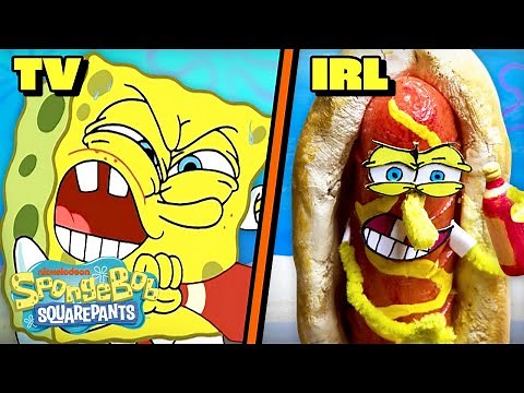 Can SpongeBob Prove He's Tough... IRL? 💪 | "No Weenies Allowed" Episode Recreation
