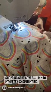 Sewing the Shopping Cart Cover