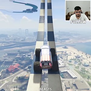 Only 9.211% Pro Player Can Easily Finish This Car Parkour Race in Gta 5 | Önia