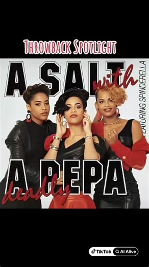 Salt & Pepa-A Salt With A Deadly Pepa album 1988 #throwbackspotlight #80snostalgia #albumart