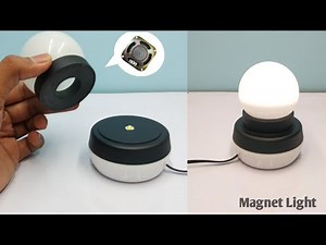 DIY Magnet Light | How to Make Magnetic Lamp At Home