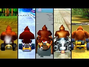 Evolution of Donkey Kong Courses in Mario Kart (1996-2019)