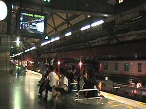 SMRT Last Connecting Train to JKN (transfer at TNM) C151 Set 107/108 arriving Expo