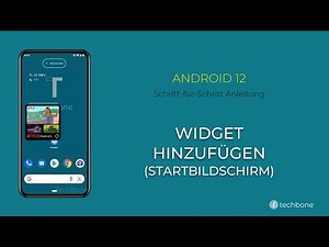 Widget hinzufügen (Startbildschirm) [Android 12]