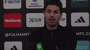 Arteta 'gutted' after Fulham draw, but 'you cannot cry about it'