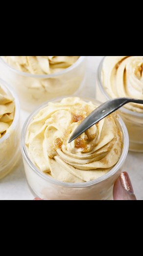 My pumpkin cheesecake mousse recipe went viral back in September 2013 and for good reason! Just 6 simple ingredients! | SugarFreeMom.com