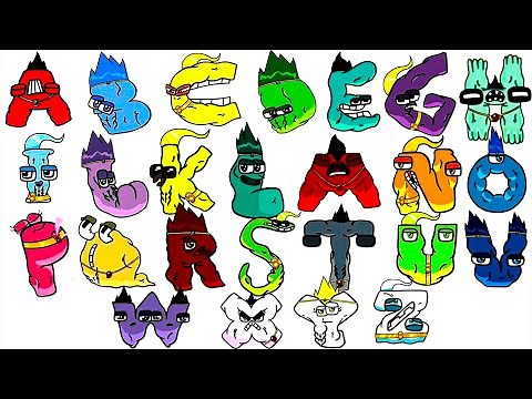 Alphabet Lore But All 26 Letters Transform ( Full Version A-Z )