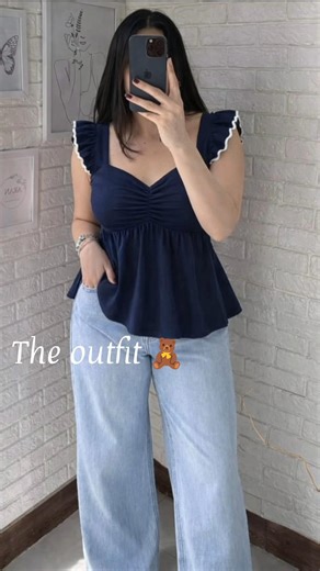 Outfit inspo ✨️🧿💙 #koreandress #dressootd #outfitideas #ootdguide #viral #fashion #style