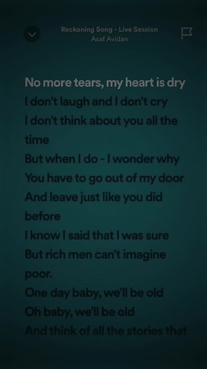 Reckoning Song - Asaf Avidan #song #foryou #audios #videostar