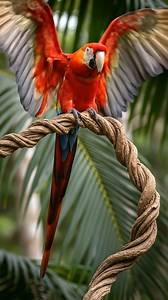Colors of the Rainforest – The Scarlet Macaw #birds #nature #birding #BirdWatching #bird | BIRDS of the World