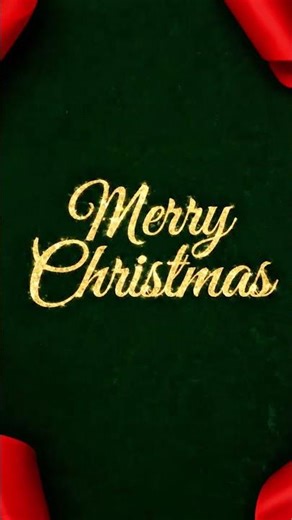 Merry Christmas Ribbon Text Animation – Unwrapping Holiday Text Loop 04