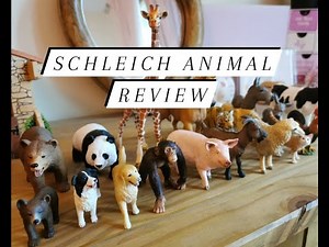 Schleich animal collection and review