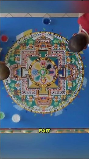 L’outil derrière l’art des mandalas de sable