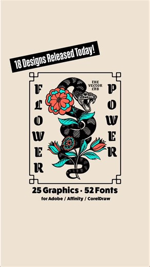 Flower Power is now a complete collection! (Link in bio) | The Vector Lab | Facebook