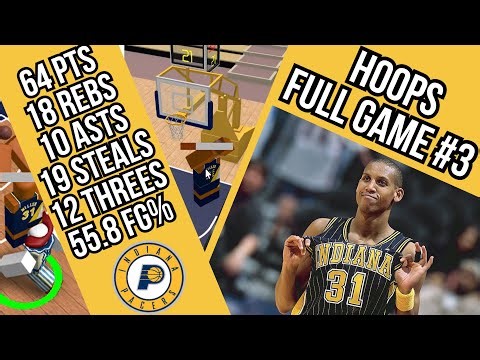 Hoops Full Game #3 - PRIME REGGIE WAS A MENACE - Hoops Demo Basketball