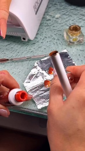 2.5K views · 55 reactions | If pumpkin spice had a manicure  These fall nails are giving MAIN CHARACTER energy ✨ #AutumnAcrylics #NailInspo | Ryan Wayne Salon | Facebook