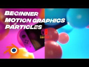 Beginner Motion Graphics Particles - Blender Tutorial