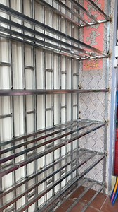 10K views · 173 reactions | Lightweight steel stacking shelf | DIY metal shelf ​#Amazing #constructioncity #concrete #brickwall #constructionlife #construction #welding #technology #Innovative #Trick #steel #blacksmith #shorts #reels #workout​ #plastering #Diy #howtogrout #constructionwork #crafts #HomeBuilder #tips #art #carpenter #design #diycrafts #diyprojects #How #diy #reelsvideo | Cooking Foods Srey Pov Natural life | Facebook