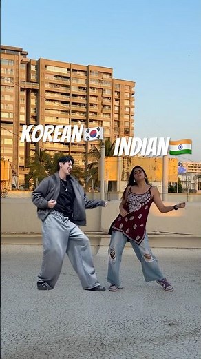Cross!!🇰🇷🇮🇳 I miss Mumbai so badly,,🥹 #dance #india #korean