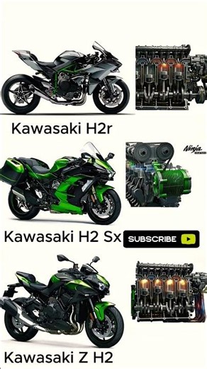 🔥 H2R vs H2 SX vs Z H2 | Which Kawasaki Sounds the Craziest? 🤯🏍️