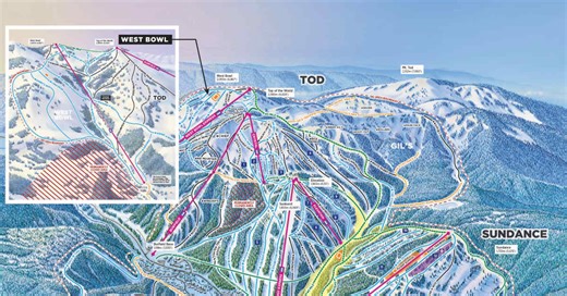 Canada's Second Largest Ski Resort Reveals New Trail Map