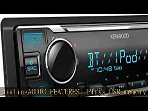 KENWOOD KMM-BT332U Bluetooth Car Stereo with USB Port, AM/FM Radio, MP3 Player, Multi Color LCD, De