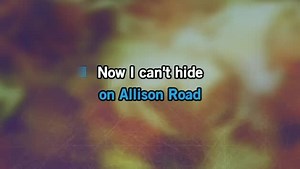 Karaoke Allison Road - Gin Blossoms - CDG, MP4, KFN - Karaoke Version