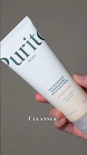 purito oat in gentle exfoliating face cleanser review 😌