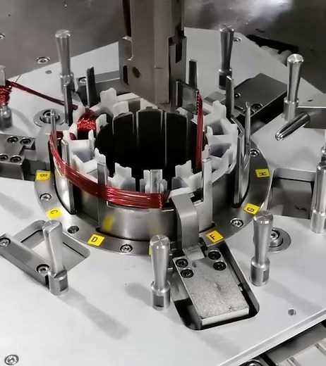 Electric rickshaw motor stator winding machine/Multi-wire parallel winding process