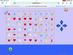 Starfall - ABCs - Learn the Alphabet - Letter K Online Activities for Kids (Walkthrough)