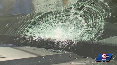 Auto, glass repair shops packed after large hail hits Kansas City metro | Haystack News