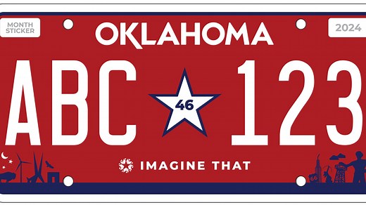 Original Oklahoma flag, 'Imagine That' phrase: New license plate callbacks explained