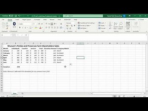 Microsoft Excel Basics: Module 5: Functions, Lesson 5