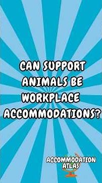 Can You Bring an Emotional Support Animal🐶 to Work? | ADA Explained in 60 Seconds! #esa #ada #work