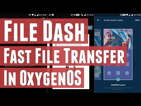 How to use File Dash (Fast File Transfer) in OxygenOS
