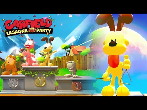 Garfield Lasagna Party (PS4) Full Gameplay - ODIE