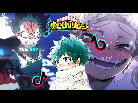 MHA TIKTOK EDIT COMPILATION PT 1 💚🧡