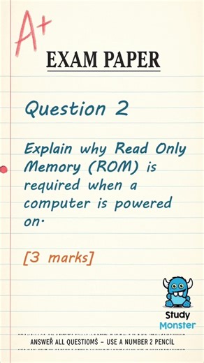 OCR J277 Computer Science Exam Slam - Primary Memory Questions #examready #gcsecomputerscience