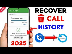 How to Recover Deleted Call History 2025 | New Update