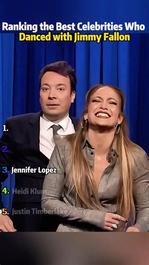 Ranking the Best Celebrities Who Danced with Jimmy Fallon#JimmyFallon#JenniferLopez