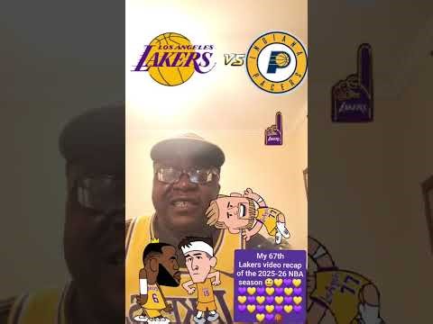 My 67th ‪@lakers‬ video recap of the 2025-26 ‪@NBA‬ season #lakersvspacers 🙂💛💜💛💜💛💜💛💜💛💜💛💜💛💜🏀